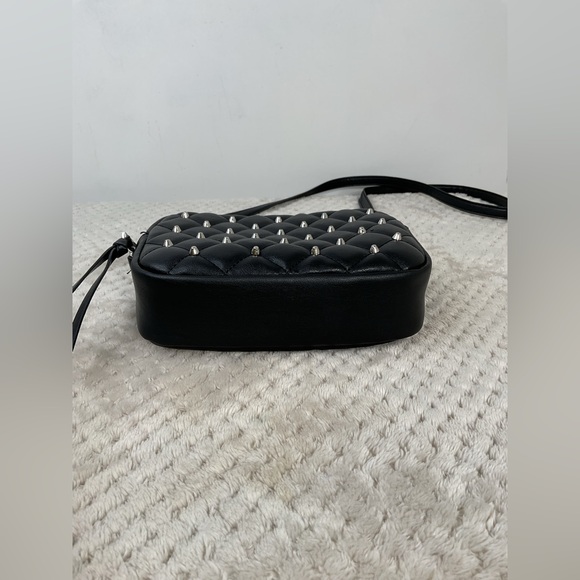 Rebecca Minkoff Black Quilted Crossbody Bag - Picture 3 of 10